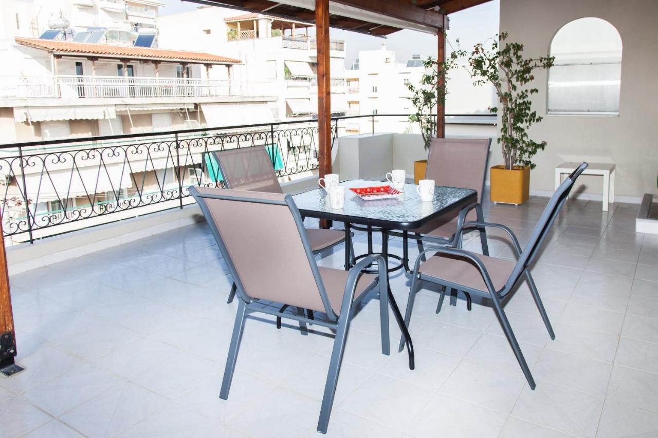 Ferienwohnung Modern Apt In Heart Of Paleo Faliro! Athen Exterior foto